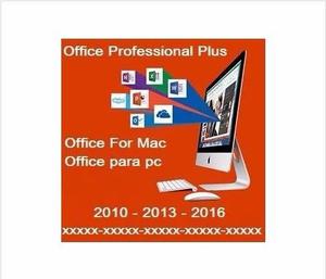 Office  Pro Plus Alfanumérico Pc O Mac