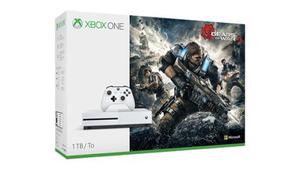 Xbox One S Gear Of War 4 Con Dos Mandos