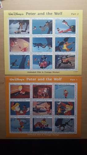 Filatelia Disney Estampillas Sellos Peter And The Wolf Mint