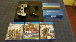 Ps4 + 2 Mandos + Cam + 3 Juegos Fisicos