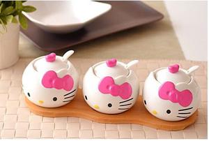 Set Condimenteros Hello Kitty