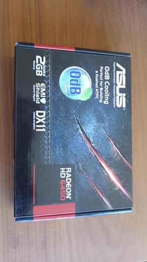 Vendo tarjeta de Video ASUS Radeon HD GB 64Bit DDR3
