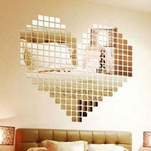 100 Espejos Mosaico Para Pared Con Adhesivo,diseño Interior