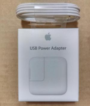 Cargador Apple 12w nuevo sellado cubo mas cable