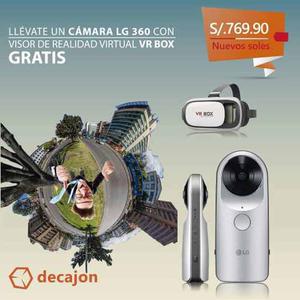 Cámara Lg Cam 360° + Visor De Realidad Virtual 3d