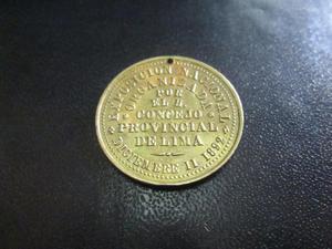 Medalla del consejo privincial de lima 