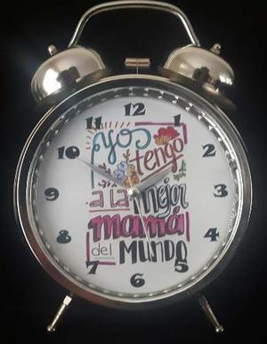 Reloj Despertador Estilo Vintage Regalo Dia De La Madre Mama