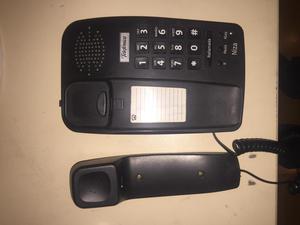 Teléfono de Mesa Básico, Color: Negro, Modelo: Niza
