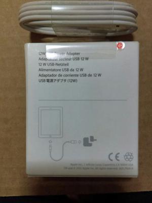 Cargador Apple Ipad 12w Usb Mas Cable Lightning Apple