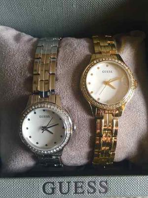Reloj Guess Silver Y Gold Petit