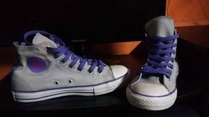 CONVERSE ALL STAR MORADAS CON PLOMO TALLA 36.5