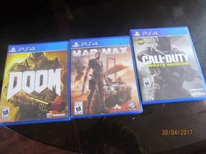 Remato 3 Juegos De Ps4 Doom Mad Max Call Of Duty