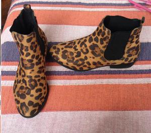 botas hermosas animal print marca footloose