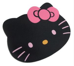 Mouse pad Hello Kitty color negro