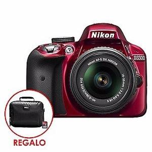 Nikon D Kit Rojo + Estuche + 8gb - Nuevo Y Sellado