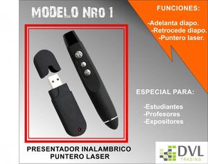 PUNTERO LASER Y PRESENTADOR DE DIAPOSITIVAS para prezi y