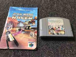 Star Wars Racer 64 Nintendo N64 Y Manual