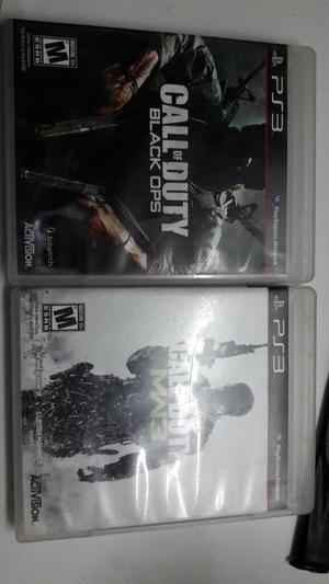 Vendo Call Of Duty Black Ops Y Mw3 Ps3