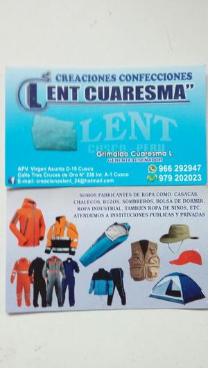 Confeccion lentcuaresma