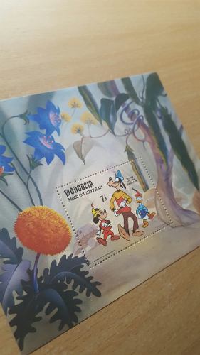 Filatelia Estampillas Sellos Disney Coleccion Mongolia