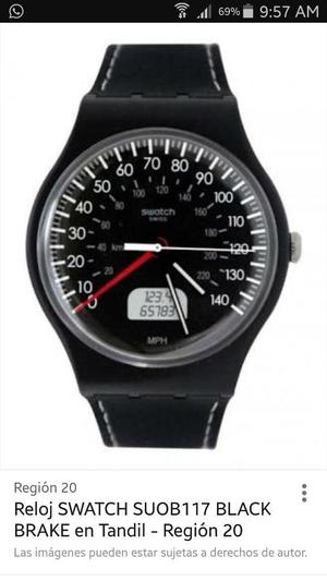 Vendo Reloj Swatch Suob117 Black Brake