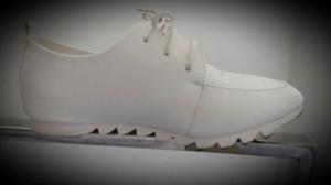 Zapatos Blancos Mujer