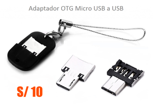 Adaptador OTG Micro USB a USB