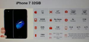 Vendo IPhone 7 32 GB black nuevo