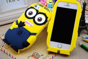 Bumper Case de Minions 3D Para Iphone 5 5s 5c