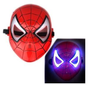 Mascara De Juguete Spiderman Con Luz Led