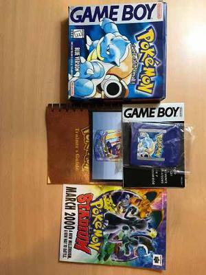 Nintendo Gameboy Pokemon Blue En Caja Original