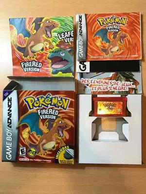 Nintendo Gameboy Pokemon Fire Red En Caja Original