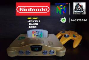 Vendo Nintendo 64 Con Mando Y Juego