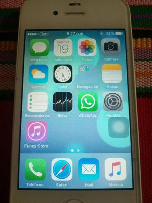 iPhone 4s 16gb Blanco Ofertado