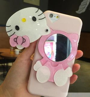 Case de espejo de Hello Kitty para Celular Iphone