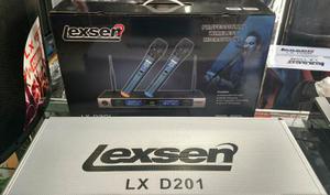 Lexsen Microfono Inalámbrico Digital Uhf Doble 100metros