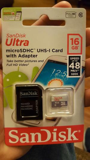 Memoria Micro Sd Sandisk Clase  Gb