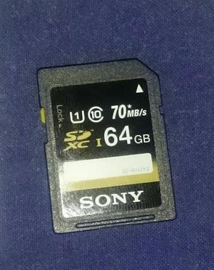 Memoria Sd Sony 64 Gb