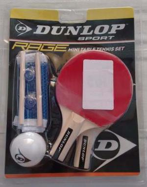 Mini Set De Ping Pong Net + Raqueta + Bolas Dunlop Blister