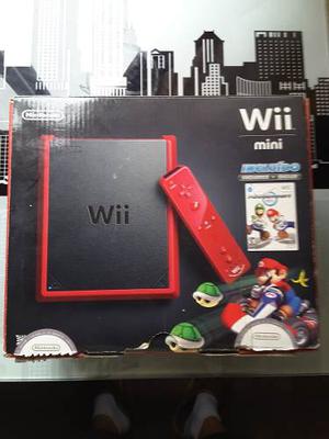 Wii Mini + Wii Wheel + Mario Kart + Super Smash Bros