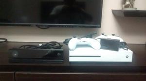 Xbox One S + Kinect + 2 Mandos + Adaptador Kinect