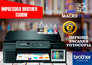 Brother Dcpt500w Impresora Multifuncional Wifi Tinta