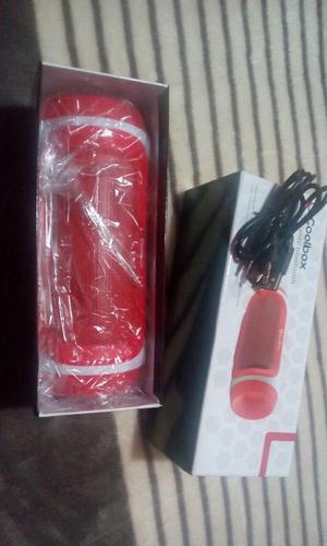 Coolbox Parlante Bluetooth con radio FM JY3 Rojo
