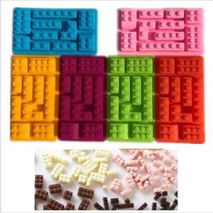 Molde Lego En Silicona,torta,hielo,fiesta,puzzle,decoracion