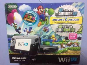 Nintendo Wii U Deluxe 32gb (no Necesita Transformador)