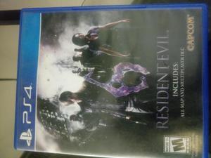Resident Evil 6 para PS4 en buen estado