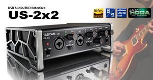 interface interfaz tascam us2x2