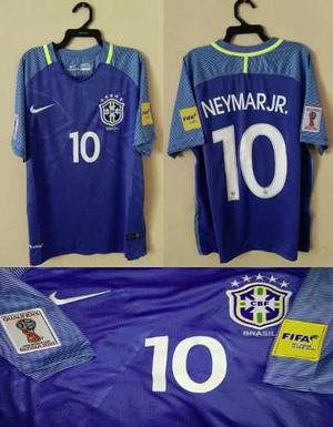Camiseta De Brasil Alterna Rusia  Neymar Medium