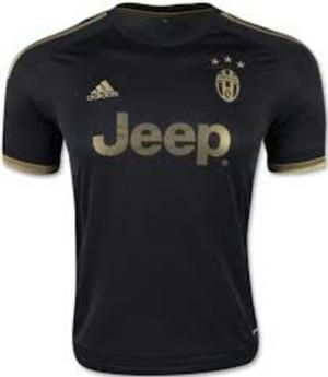 Camiseta Original Juventus Turin Negra Dorada Talla S Adi