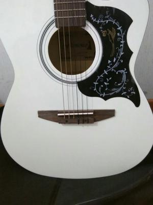 Guitarra Blanca Marca Flamenco